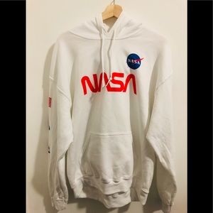 Brand New White Bowery Supply Co NASA Hoodie